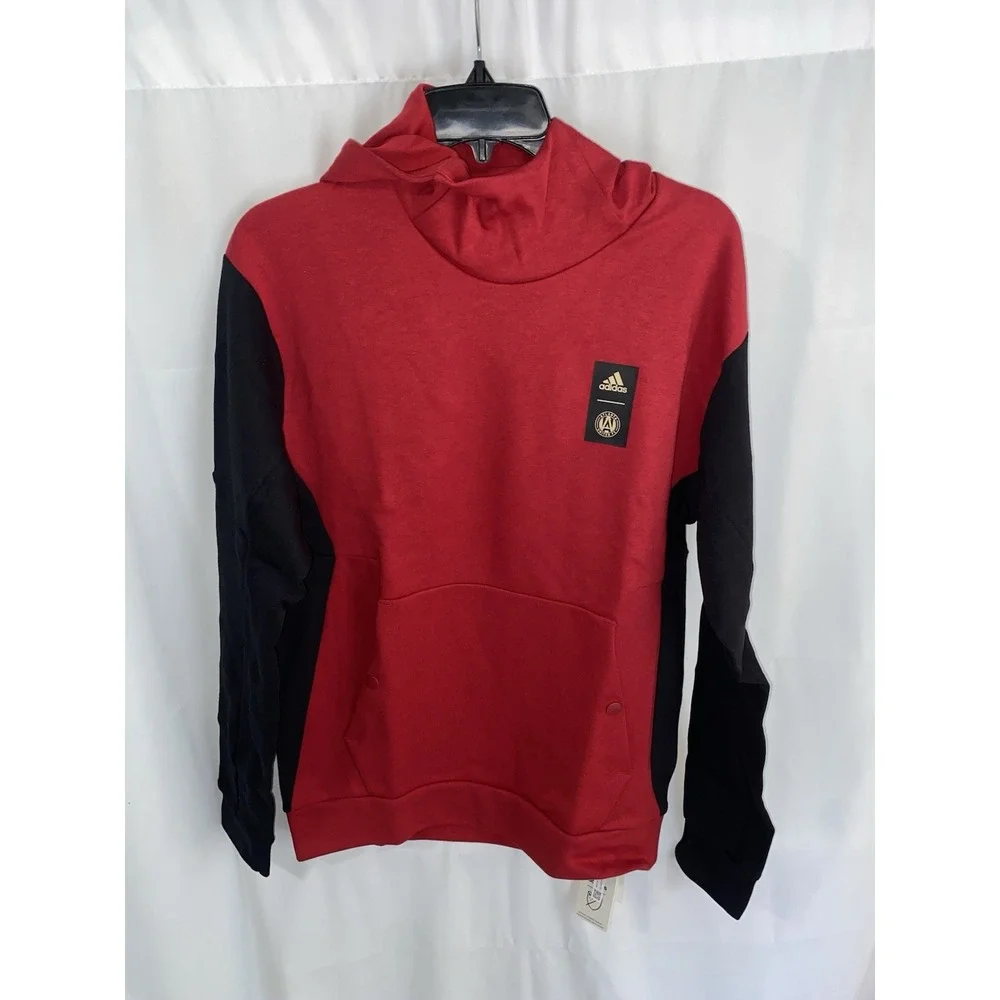 NWT Adidas Atlanta United FC Travel Hoodie Sweatshirt MLS Soccer Mens Small